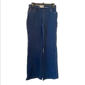 Women’s Dark Denim Pull On Pajama Jeans